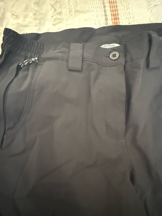 (2-pack) Warehouse Black & Grey Women's Track Pants with Zip Pocket - Picture 2 of 9